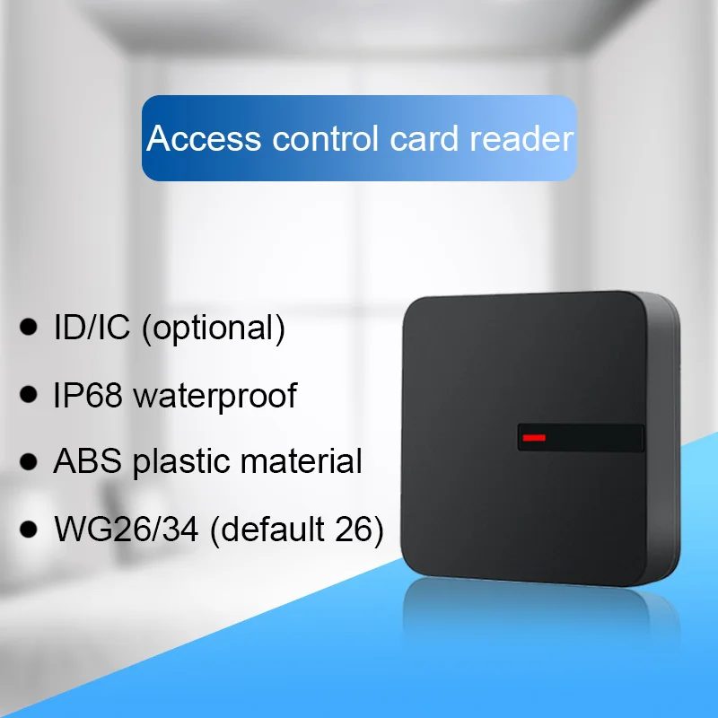 

Eseye IP68 Waterproof Access Control System RFID Reader Card 125khz/13.56mhz Proximity Card Long Range Reader Swipe Card Unlock