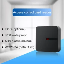 Eseye IP68 Waterproof Access Control System RFID Reader Card 125khz/13.56mhz Proximity Card Long Range Reader Swipe Card Unlock