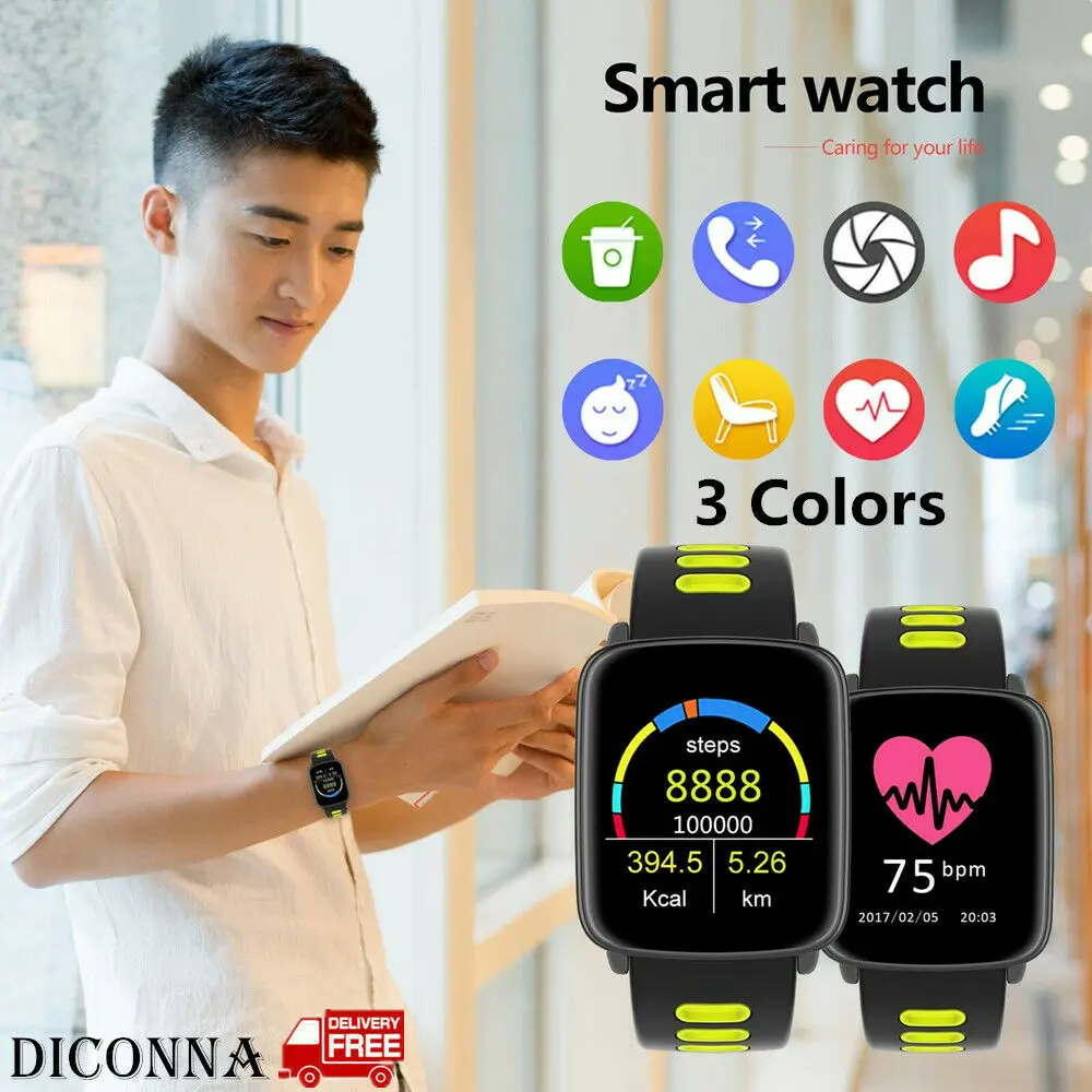 2019 Original IP68 Waterproof Smart Watch Sport Watch Sleep monitor Pedometer GV68