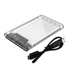 Etmakit Marca 2.5 pulgadas USB3.0 a Sata 3.0 HDD Case Transparente herramienta Gratuita 5 Gbps Protocolo UASP Apoyo 2 TB Disco Duro Recinto