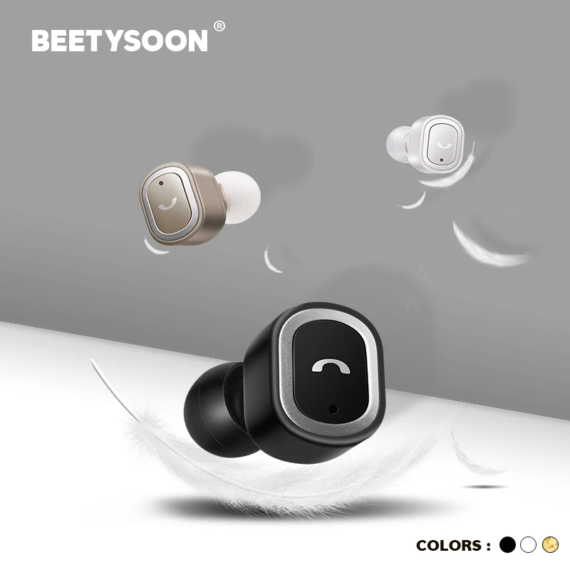 BEETYSOON Беспроводной наушники Магнитный Bluetooth спортивные стерео Earpod для iPhone X 8 7 Xiaomi