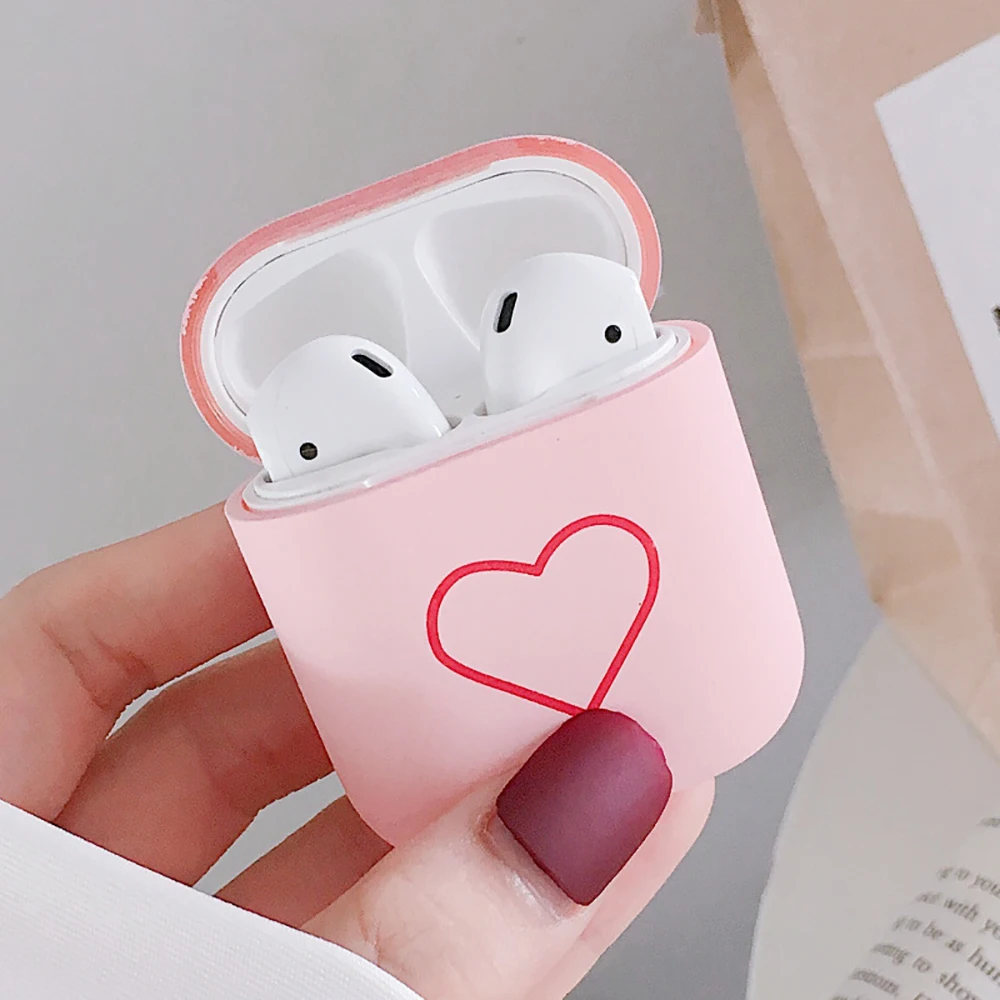 Футляр для наушников для AirPods 1 2 милые беспроводные наушники bluetooth защитный чехол Аксессуары для наушников Жесткий Чехол для зарядки