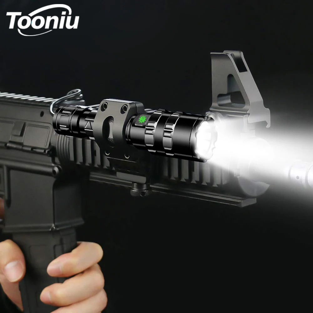 

Ultra Bright LED Tactical Flashlight USB Rechargeable Waterproof Scout light Torch Hunting light 5 Modes by 18650 battery