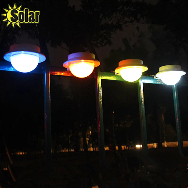 Hot Sale Outdoor Waterproof Solar Powered 5 LED Light Fence Roof Gutter