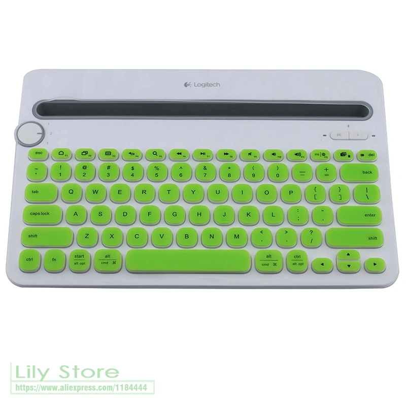 

For Logitech K480 Silicone Dustproof mechanical Wireless Bluetooth Desktop keyboard Cover Protector Dust Cover Film