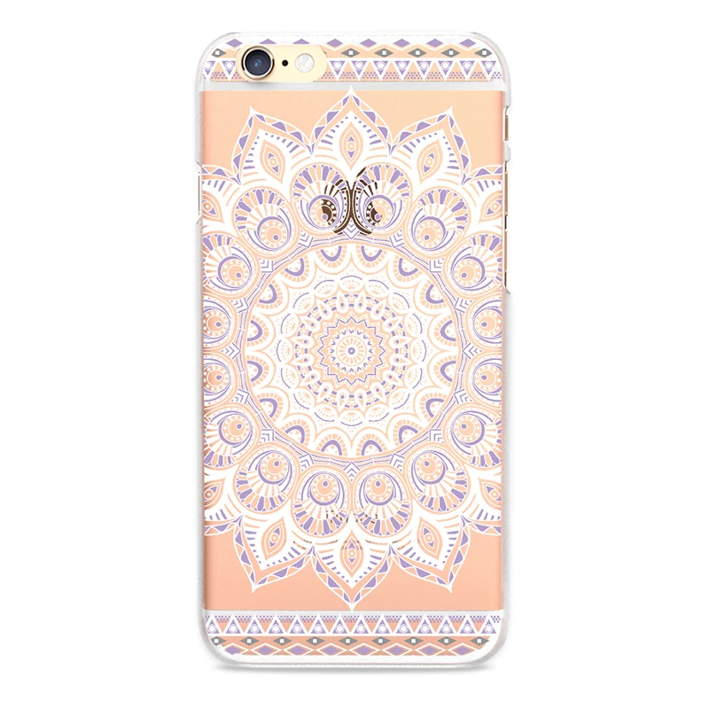 Модные серьги Henna Mandala чехол для телефона с цветочным рисунком iPhone 4 4S SE 5 5S 5C