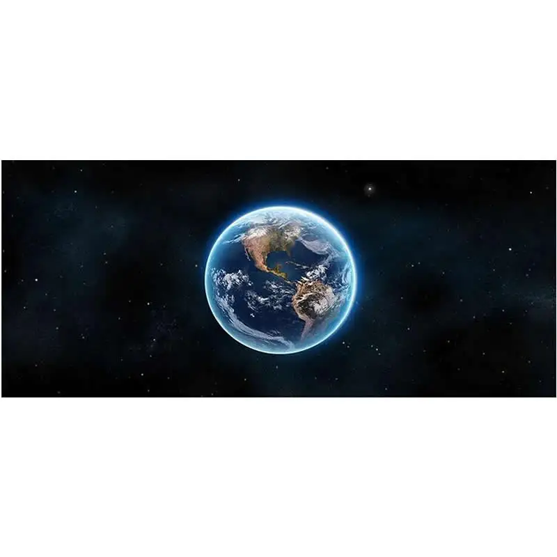 

Free Shipping 100cm*50cm Earth Aquarium Background Poster HD Fish Tank Decorations Landscape With Glue On The Surface