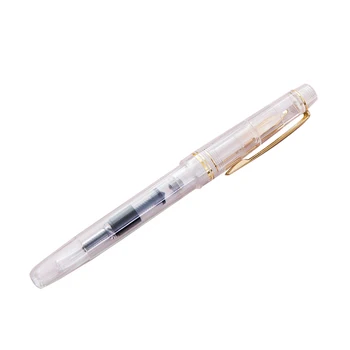 

Wingsung Nice Quality Transparent Fountain Pen F/EF nib for Choose Student Writing Ink Pens School Office Supplies