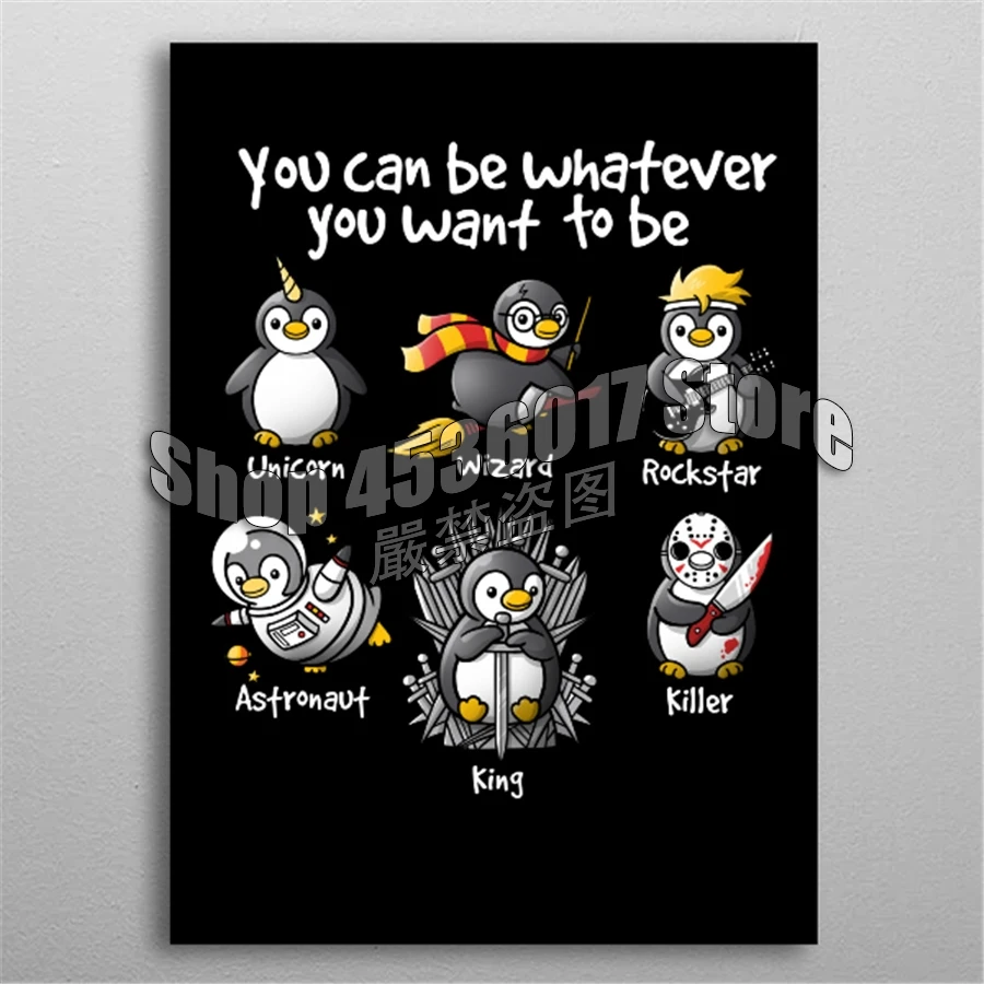 

5D DIY Diamond Painting Cartoon penguin Cross Stitch Needlework Round Rhinestone Mosaic Diamond Embroidery Crafts Home Decor