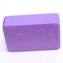 2 шт./партия Йога блок пенопластовый блок домашний эспандер фиолетовый#8598
