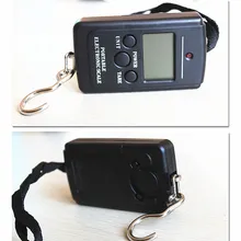 40kg x 10g Mini Portable Electronic Scale Weight Luggage Scale LCD Digital Screen Travel Hanging Hook Scale Fishing Tools
