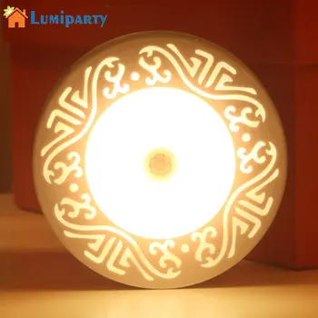 

LumiParty LED Wall Light Wireless Batteries Powered LED Light Motion Sensor Activated Night light for Wardrobe Aisle