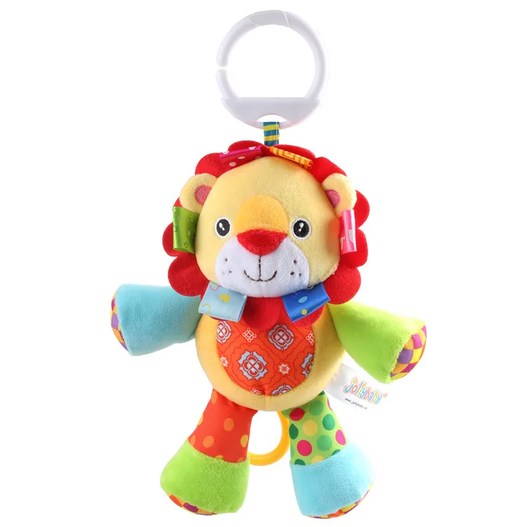 Bébé jouets berceau poussette jouet 0-12 mois en peluche Kawii Cartoon nouveau-né suspendu bébé hochet anneau cloche doux parc lit cloche landau