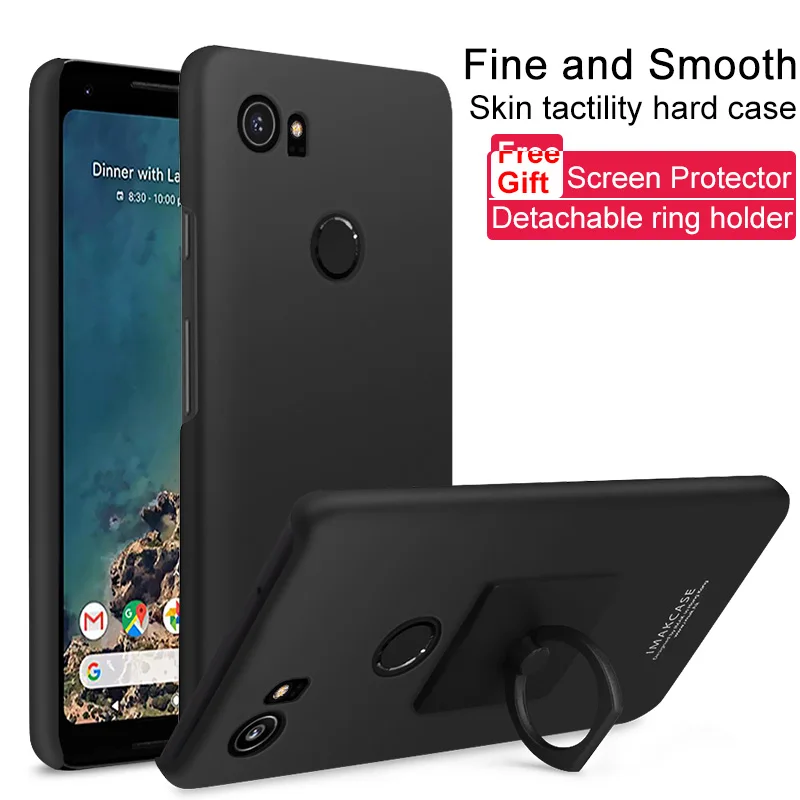 IMAK Ковбой матовый чехол для телефона Google pixel2 XL бампер + держатель Экран протектор