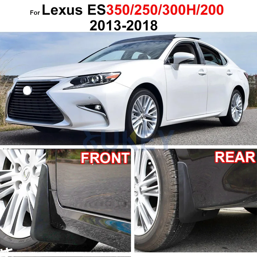 Брызговики для Lexus ES ES350, ES300h, ES250 2013- Брызговики передние задние брызговики Брызговики комплект литой