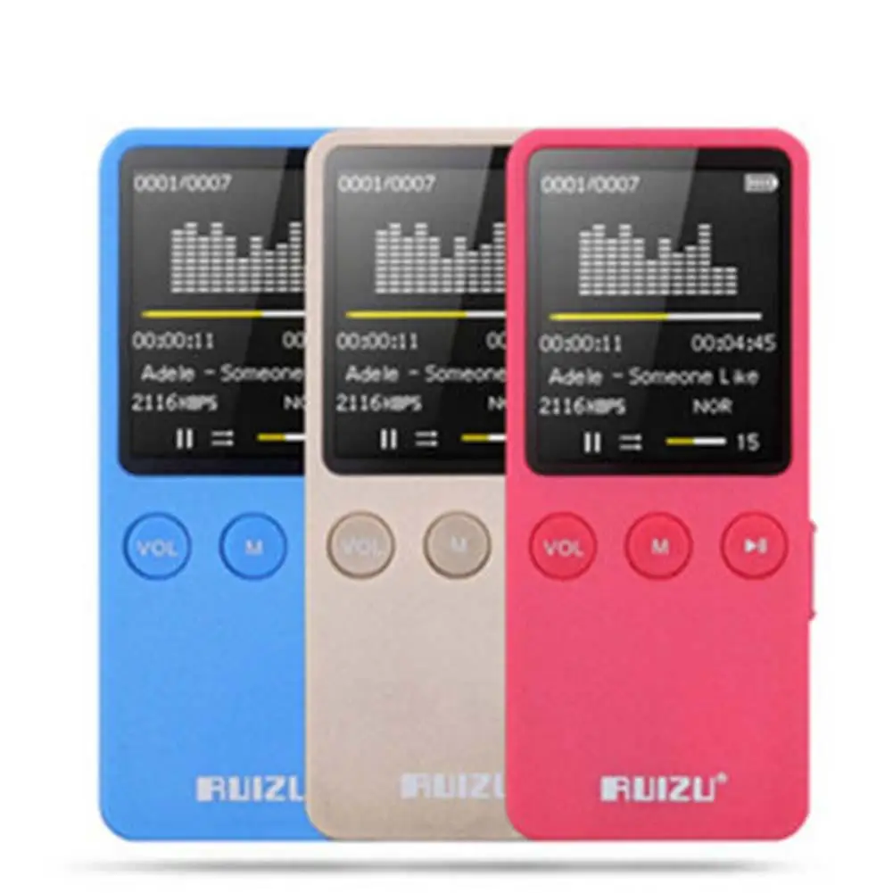 RUIZU X08 MP3 Player 8GB HiFi Lossless Music Walkman Video Radio FM