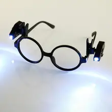 Adjustable Mini LED Reading Light Lamp LED Glasses Universal Portable Book Reading Lamp for Glasses Home Book Light Creative New