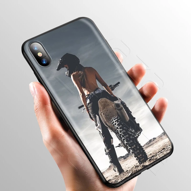 Чехол Lavaza Moto Cross для iPhone 11 Pro XS Max XR X 8 7 6 6S Plus 5 5S se