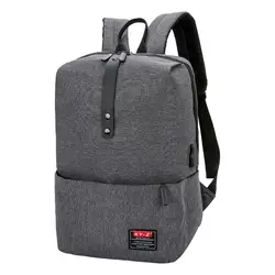 Водонепроницаемый 15,6 дюймовый ноутбук рюкзак Для мужчин многофункциональный зарядка через usb мужские рюкзаки школьные для путешествий