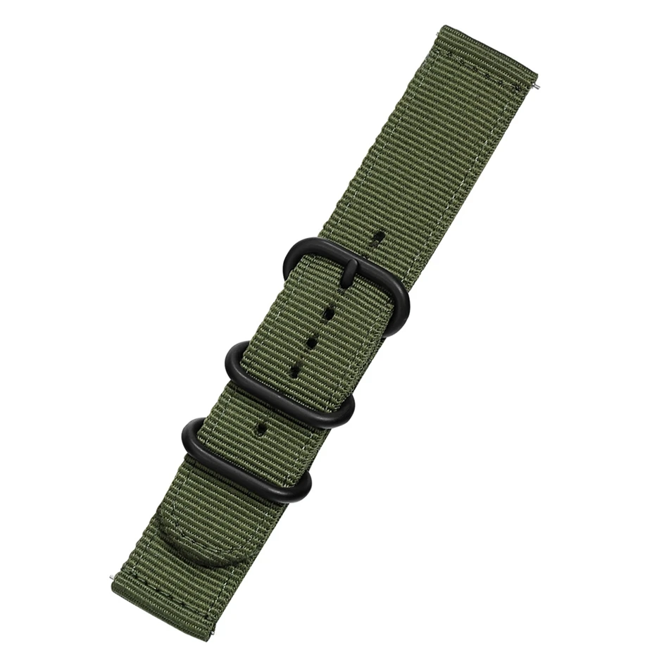 Canvas Nylon Wristband Strap For Xiaomi Amazfit Stratos 2 Pace Straps For Amazfit Bip Watch band For Samsung Gear S3 S2 Bracelet07