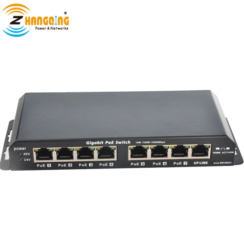 8 Port 10/100 Passive PoE Switch