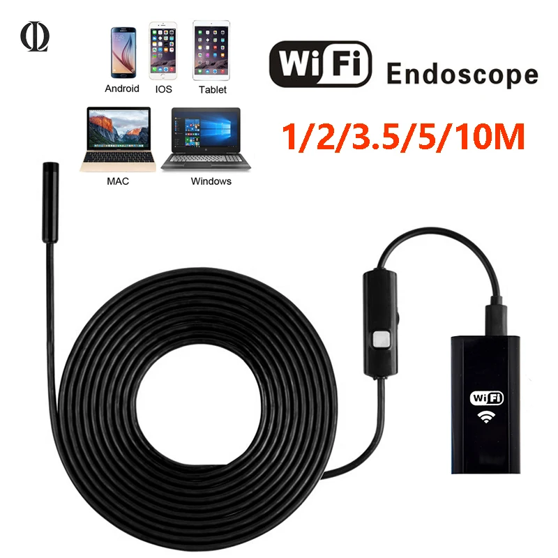 1m 2m Wifi Endoscope Camera Android 720P For Iphone Borescope