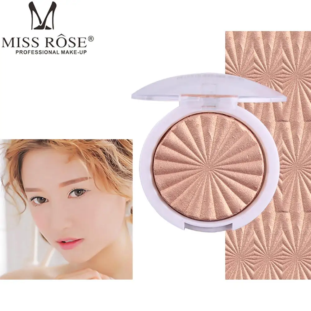 MISS ROSE Brand Shimmer Highlighter Powder Makeup Base Face Brightener
