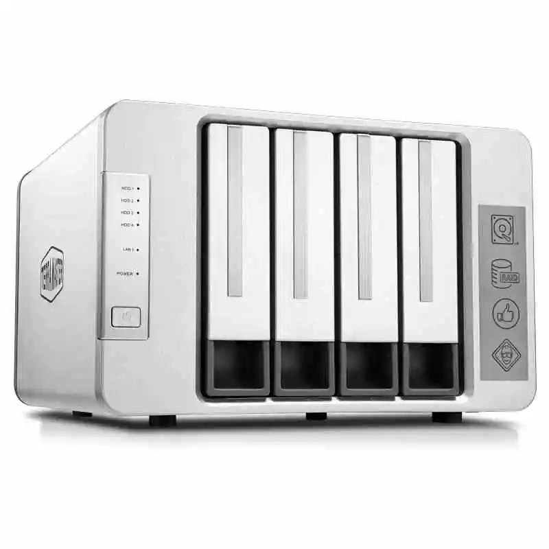 TerraMaster 3 5 дюйма/2 дюйма 2G 4Bay HDD NAS для облачного хранилища 2 4 ГГц ЦП 100 МБ/с. с функцией