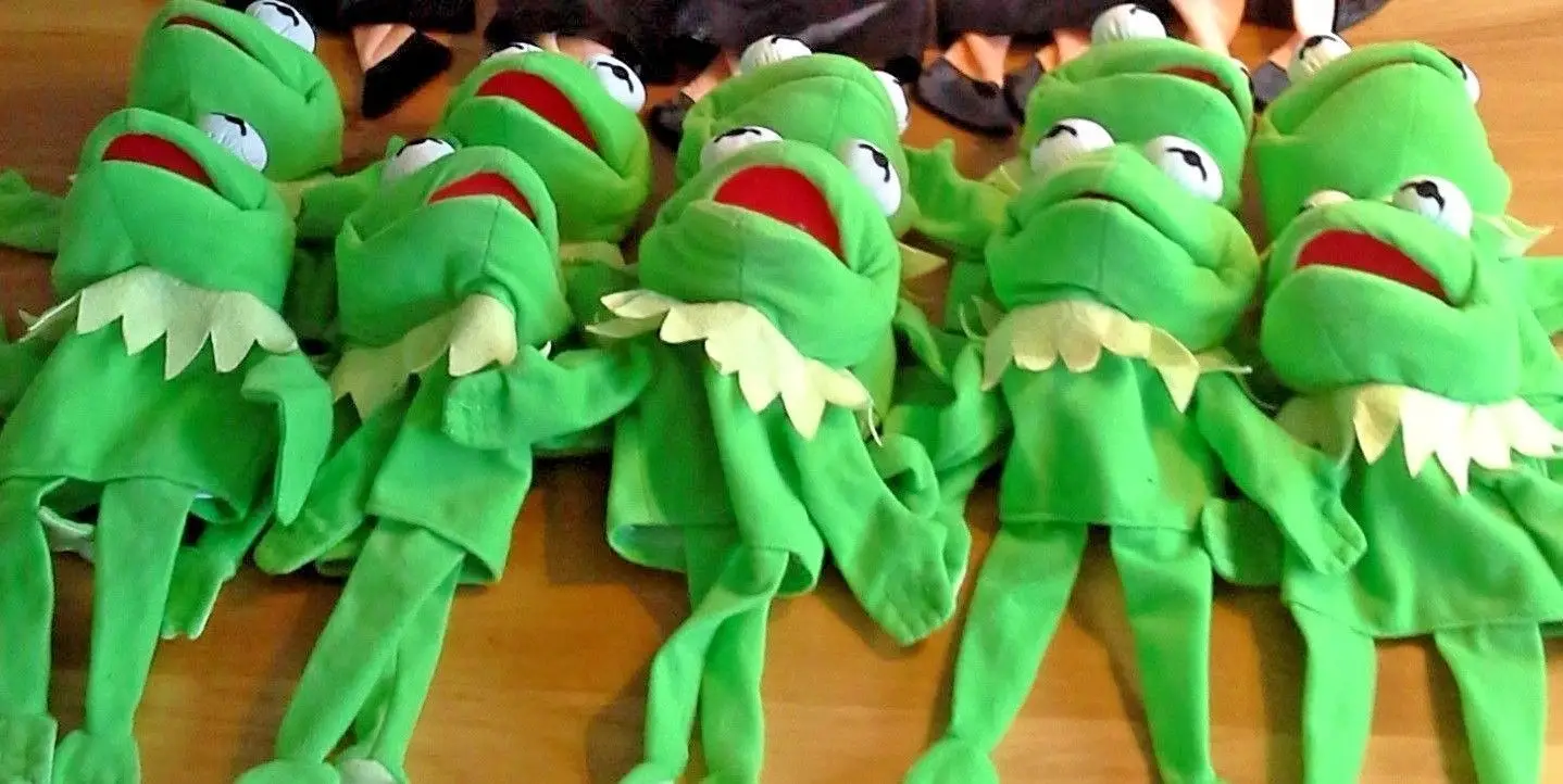 Плюшевая кукла Muppet лягушка|Персонажи мультфильмов и кино| |