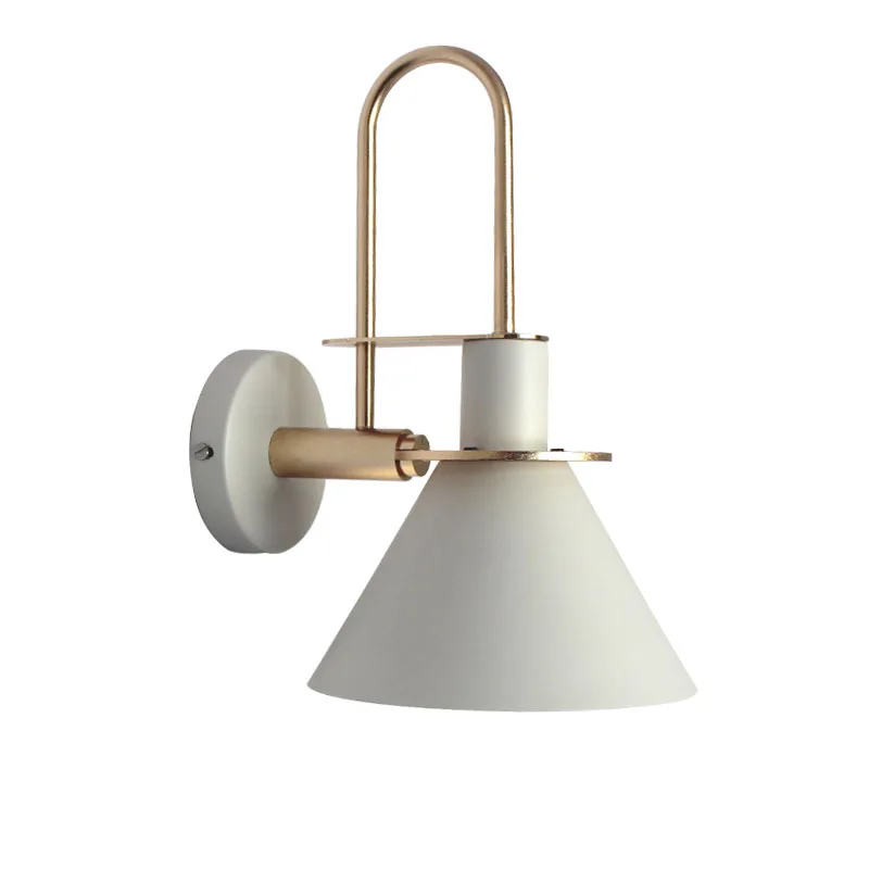 Horsten Nordic Horn Wall Lamp Macaron Sconce Modern Simple Lightings Bedside Lamps Bathroom Bar Living Room-5