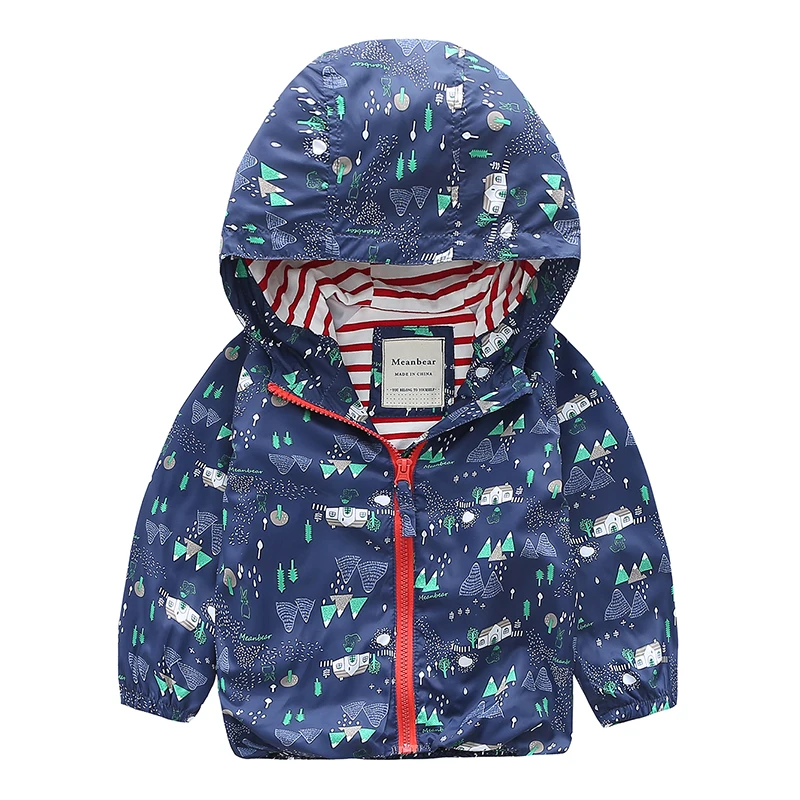 

Kids Baby Girls Jackets Coats for 2018 New Brand Spring Children Outerwear Hooded Windbreaker Toddler Outfit Casual Clothing
