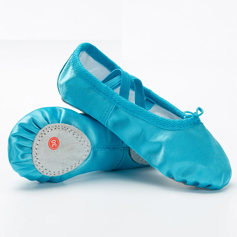 

ISMRCL US size wrong buy as CM only 22-40 kids adult soft sole girls dancing shoes for women's ballet dance shoes blue pink
