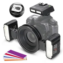 Meike MK-MT24CII Макро Вспышка для Canon DSLR Камера 1100D 1200D 70D 60D 760D 750D 700D 650D 600D 550D 500D 450D 350D