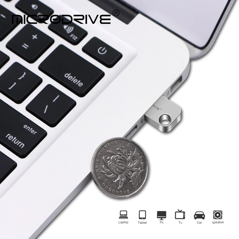 Супер мини металлический флэш накопитель USB 64 ГБ 32 16 8 4 геометрические формы карты