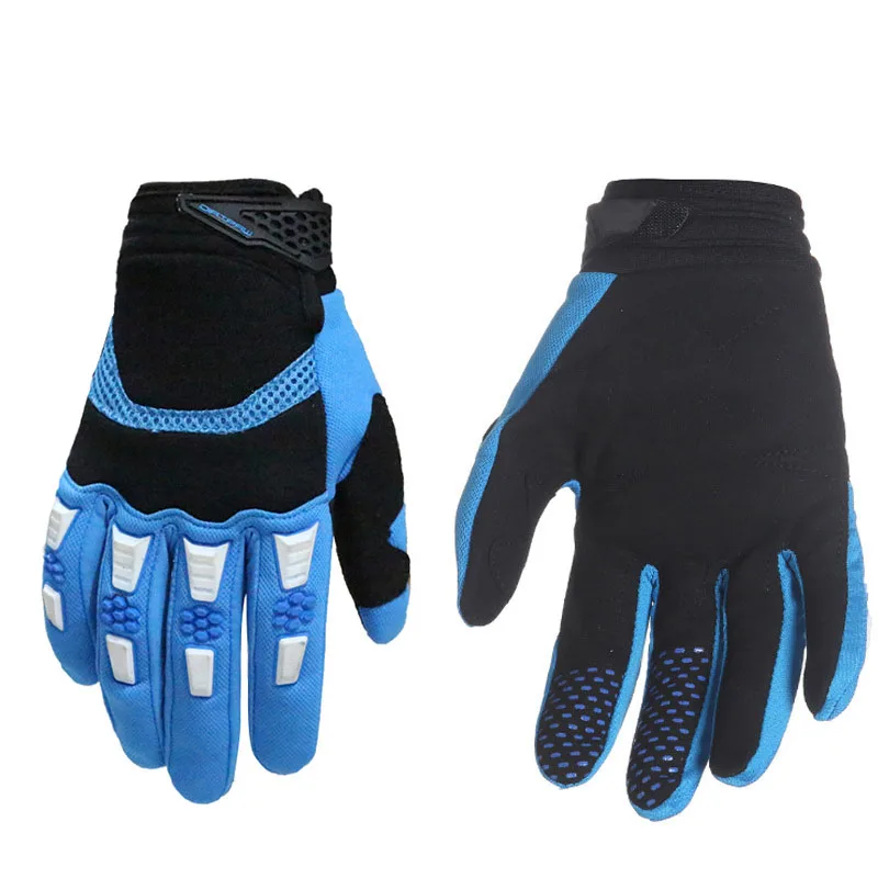 1 пара велосипедные перчатки Для мужчин полный палец спортивный велосипед зима Утепленная одежда Нескользящие гель площадку MTB сетка гоночный мотоцикл перчатки