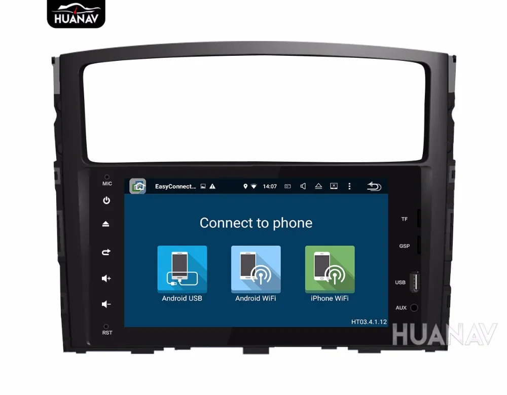 Sale Car DVD player GPS navigation for MITSUBISHI PAJERO V97 V93 Shogun Montero 2006+ 8" MIRROK Link Android6.0 2GB+32GB Auto stereo 4