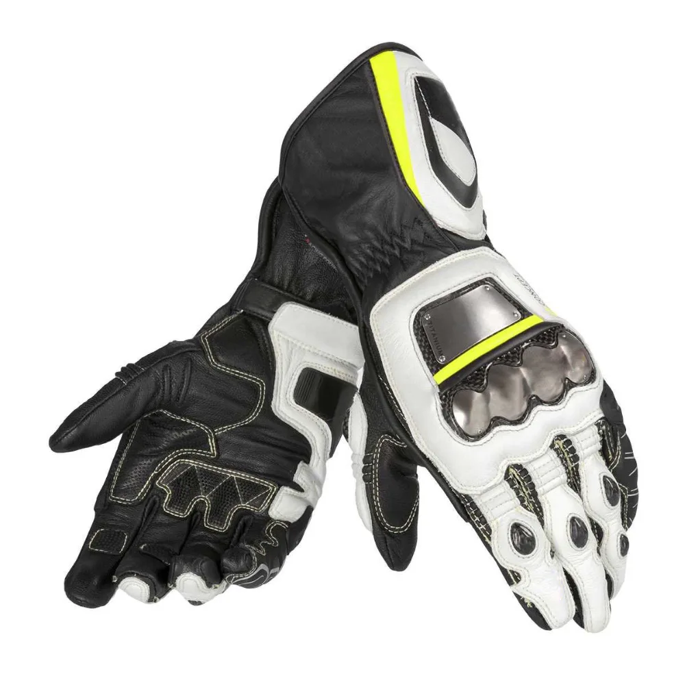Willbros Full Metal D1 Long Dain Genuine Leather Black White Orange Mororcycle Racing Motorcycle Gloves Willbros Full Metal D1 Long Dain Genuine Leather Black White Orange Mororcycle Racing Motorcycle Gloves