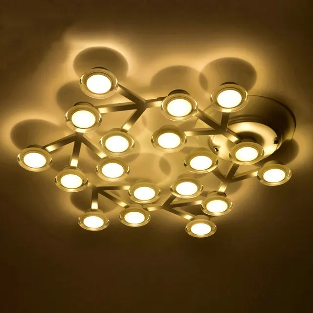 Modern Art Deco White Star Led Ceiling Lights Fixtures Res Lamp Modern Art Deco White Star Led Ceiling Lights Fixtures Res Lamp For Home Living Room Bed
