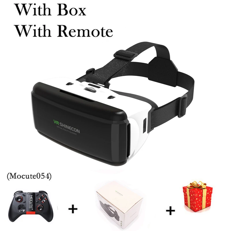 VR Shinecon Viar Virtual Reality Glasses 3D For iPhone Android Smart Phone Smartphone Headset Helmet Goggles Casque Video Game 