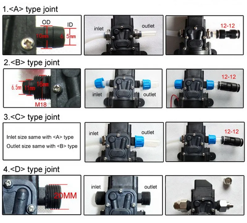 160PSI 8L/Min DC 12 В в 100 Вт давление микро мембранный Водяной насос