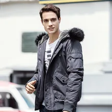 Новые мужские пальто на осень и зиму, одежда с хлопковой подкладкой, мужские куртки в европейском и американском стиле, парки с капюшоном