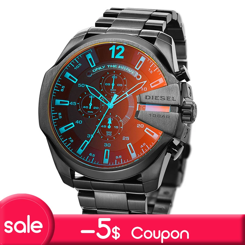 

Diesel watch men's clock watch Fashion and leisure luxury brand waterproof quartz watch DZ4318