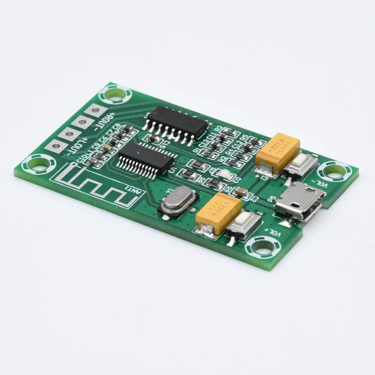 Плата цифрового усилителя мощности micro 5V Bluetooth стерео 3 Вт + PAM8403|Усилители