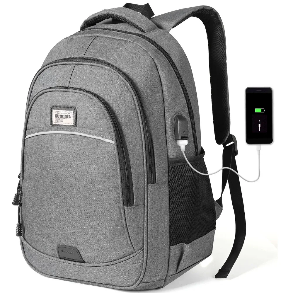 Anti thief USB Backpack 15.6inch Laptop Bagpack For Women Men School Backpack Bag for Teens Boys Male Outdoor Travel Mochila (1)