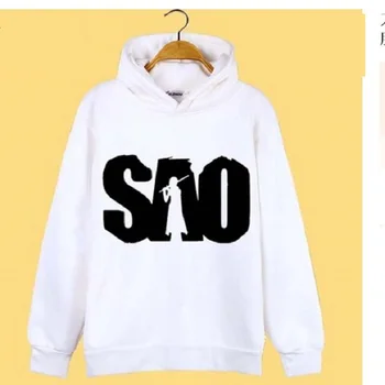 

Sword art online kirito asuna girls woman boys unisex Japanese Anime pullover hoodie coat jacket