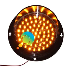 DC12V эксклюзивный пресс-форма 125 мм Мини 5 дюймов полный шар светло-желтого цвета led свет светофора