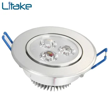

1PC 3W Diameter 65mm 85~265V Ceiling Light Stylish 3 LED Lamp Home Hotel Decoration zk20