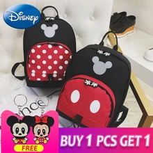 2019 Disney Kids Backpack New Mickey Mouse School-Bag Children Girls Boys Backpacks Polyester Cute Cartoon Kindergarten Bags waterproof child school bag cartoon mickey backpacks kids kindergarten backpack kid school bags satchel for boys and girls gifts