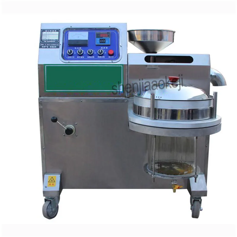 Commercial Oil Pressers Stainless Steel Peanuts oil presser pressing machine sesame, sunflower seeds high Oil yield oil presser