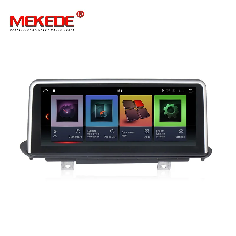 MEKEDE 10 25 &quotAndroid 8 1 6 ядерный автомобильный аудио gps стерео для BMW X5 F15 (2014 2017)